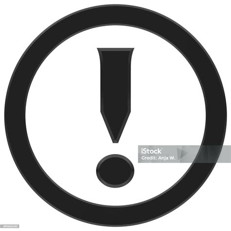 exclamation mark  black exclamation point punctuation mark isolated