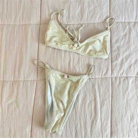 Pacsun Bikini Set Top And Bottom Size Xs Only Depop