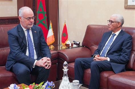 السيد رشيد الطالبي يتباحث مع سفير جمهورية أيرلندا بالمغرب Maroc 24