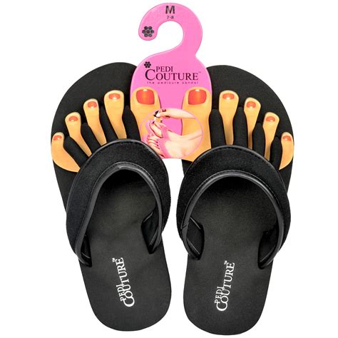 Pedi Couture New Womens Pedicure Spa Toe Separator Sandal Flip Flops