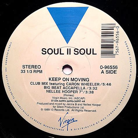 Soul Ii Soul Keep On Movin Virgin