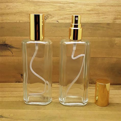 Vidro Perfume Ml Reto V Lvula Spray Luxo Dourada Elo