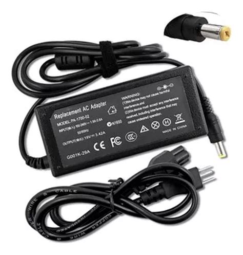 Cargador Para Acer 19v 3 42a Punta Amarilla