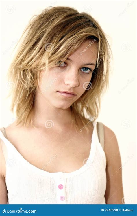 Teenage Girl With Blonde Hair Year Old Blonde Girl Stock Photos