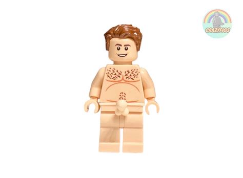 Naked Lgo Minifigures With Big Belly Torso Man With Genitals