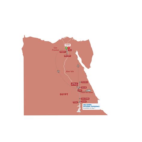 ancient egypt physical map