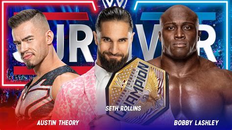 FULL MATCH Seth Rollins Vs Bobby Lashley Vs Austin Theory WWE