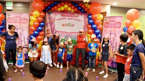 Jollibee Kiddie Party Birthday Celebration Jollibee Fairytale Land