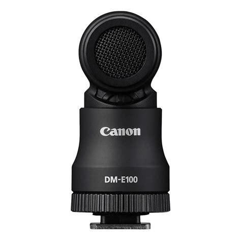 Buy Canon DM-E100 3.5 Jack Wired Microphone with Crystal Clear Audio ...