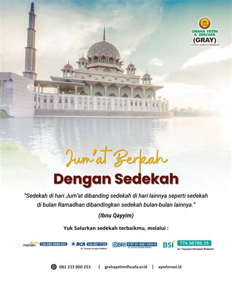 Rutinkan Diri Untuk Bersedekah Apalagi Di Hari Hari Baik Yang Penuh