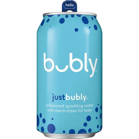 Bubly Sparkling Water Unflavored 12 Fl Oz | Shop | Foodtown