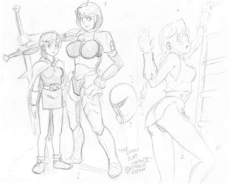 Huge Damage Buff Sketches IV By Korblborp Hentai Foundry