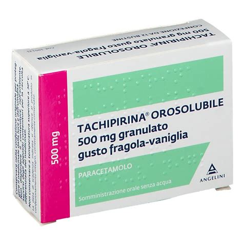 TACHIPIRINA OROSOLUBILE 500 Mg Gusto Fragola Vaniglia 12 Pz Redcare