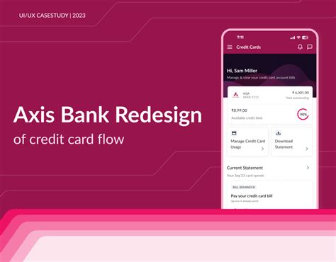 Axis Mobile Banking App Redesign Behance Behance