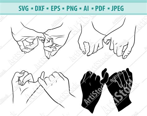 Pinky Promise Svg Pinky Swear Svg Svg Cutting File File For Cricut