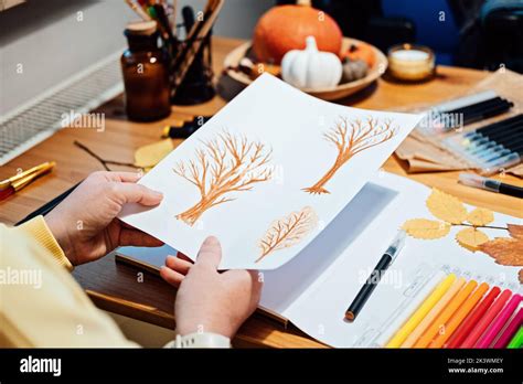 Autumn Painting Ideas Easy Fall Painting For Adults For Beginners