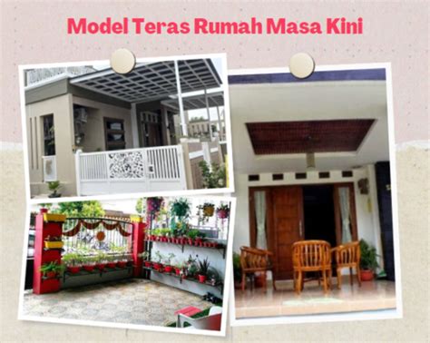 Model Teras Rumah Masa Kini Cantik Dan Unik