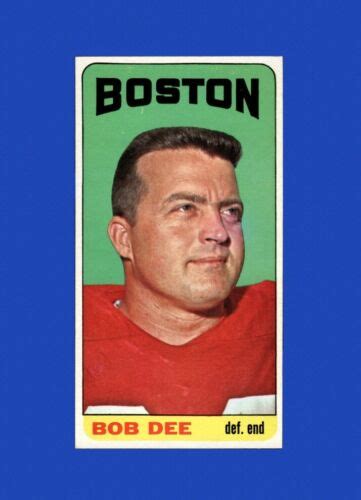 1965 Topps Set Break 7 Bob Dee NR MINT GMCARDS EBay