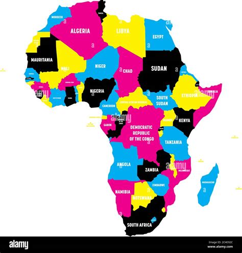 Africa Map With Names Physical Map Of Africa · African Brilliance