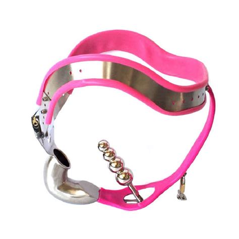 Chastity Belt With Anal Plug SQ CHASTITYTOP