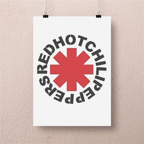 Placa Decorativa Red Hot Chili Peppers Elo Produtos Especiais