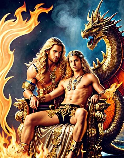 An Handsome Angel With Long Wavy Blonde Hair Sitting OpenArt