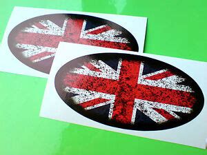 UNION JACK Distressed Van Car Motorcycle Caravan Stickers Decals 2 off ...