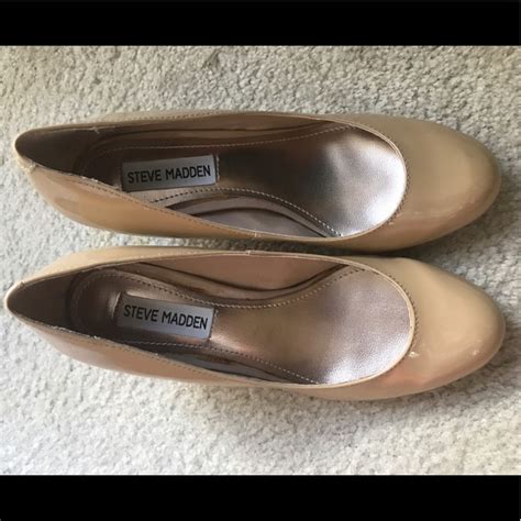 Steve Madden Shoes Patent Nude Steve Madden Pump Nwt Poshmark