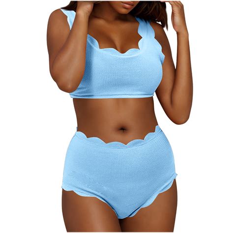 BeAi Vintage Swimsuit For Women Two Piece Bathing Suit For Women Piece Bikini Push Up Modest