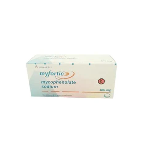 MYFORTIC 180 MG 10 TABLET Kegunaan Efek Samping Dosis Dan Aturan