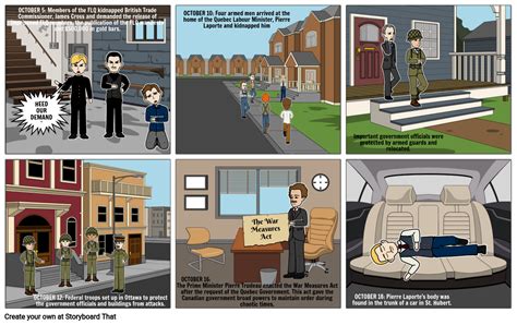 The October Crisis Storyboard By Ee4a2bfc
