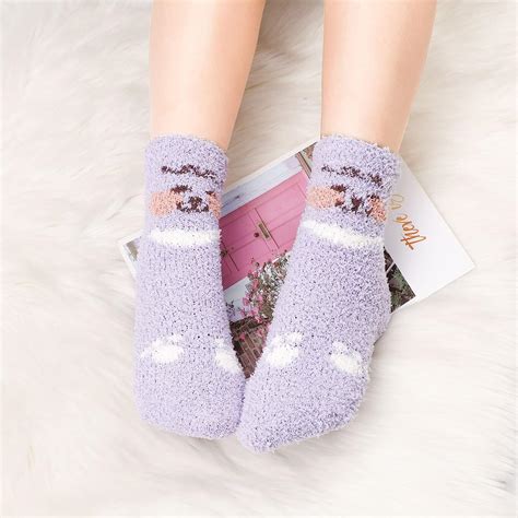 Qkurt Paires De Chaussettes Moelleuses Pour Femmes Paires De