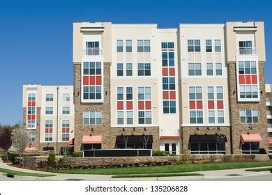 Modern Apartment Complex Exterior Stock Photo 135206828 | Shutterstock