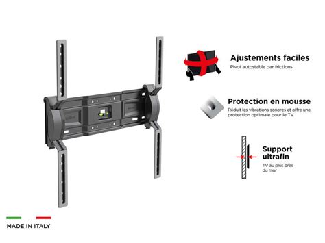 Support Mural Tv Meliconi Gs T Plus Conforama