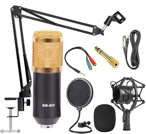 SmartTech BM800 Microphone Full Kit Dynamic Professional Condenser