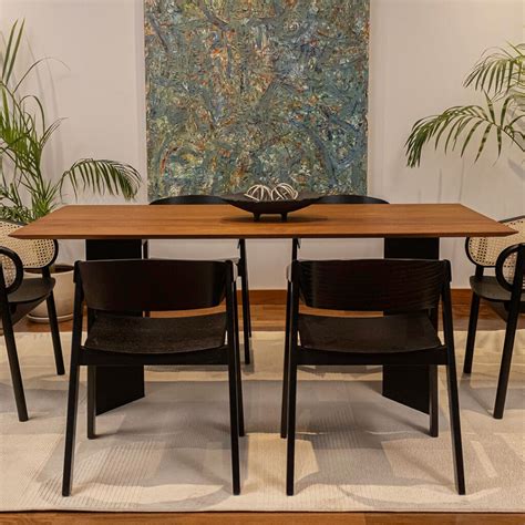 Mesa De Madera Naya Caoba Nihm Design