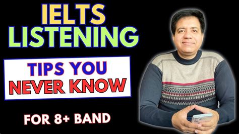 Ielts Listening Tips You Never Know For Band By Asad Yaqub Youtube