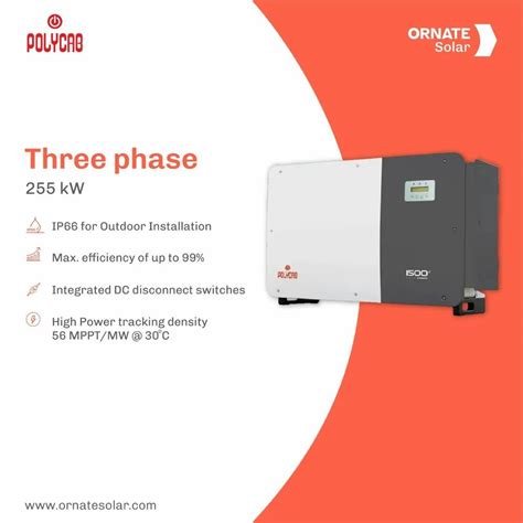 Polycab Three Phase Solar Inverter Kw At Best Price In New Delhi