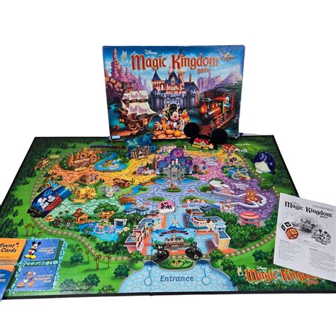 vintage  disney magic kingdom board game mickey friends