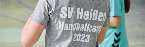 Handball Camp 2023 Sv Heißen Mülheim An Der Ruhr Ev