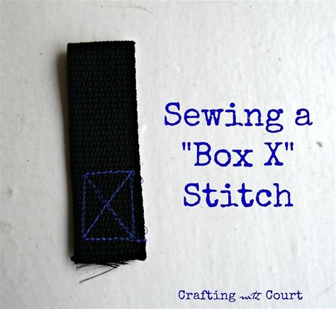 Sewing a "Box X" Stitch · How To Sew · Sewing on Cut Out + Keep