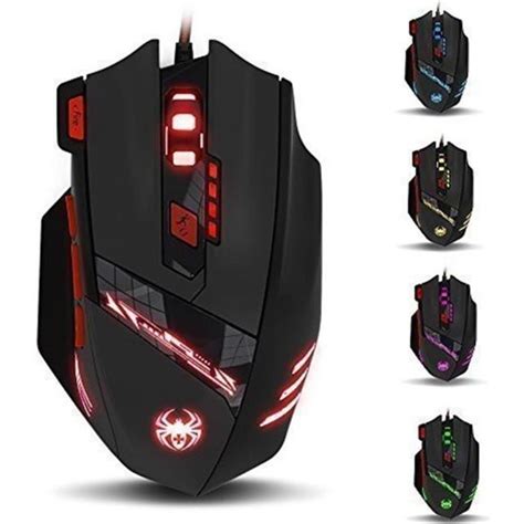 Souris Gamer Filaire T90 Souris Gaming Optique Avec 6 Dpi Réglable 1000