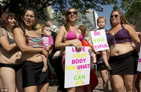 Bikini Clad Women Rally To Support Tanis Jex Blake Who Was Fat Shamed