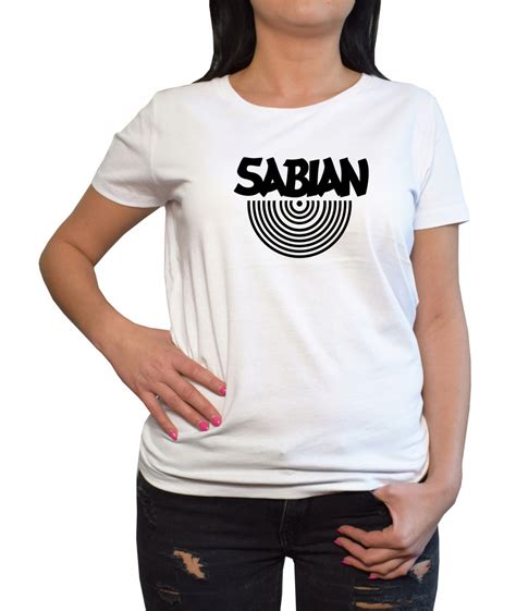 Koszulka T-Shirt perkusja talerze Sabian logo 1 - 8337242779 ...