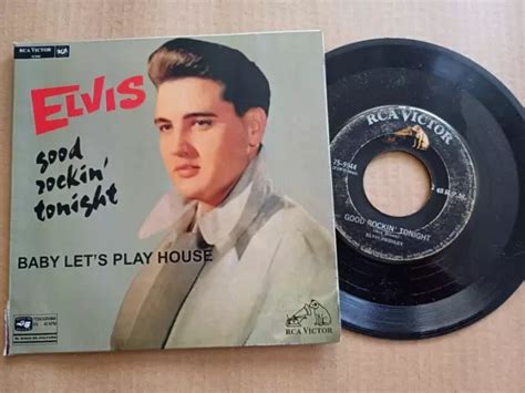 ELVIS PRESLEY GOOD ROCKIN Tonight 7 Mexiko Single Promo Radio RCA