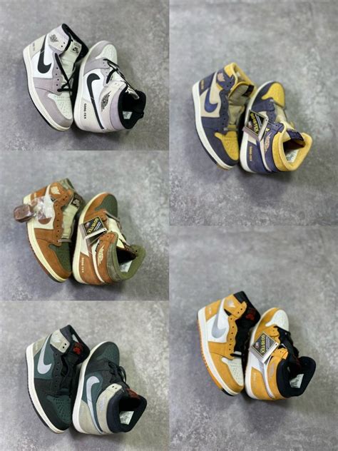 Nike Air Jordan Aj 1 Mid Gore Tex Unisex Fesyen Wanita Sepatu Di