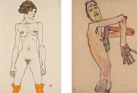 Egon Schiele The Radical Nude Exhibition At The Courtauld In London