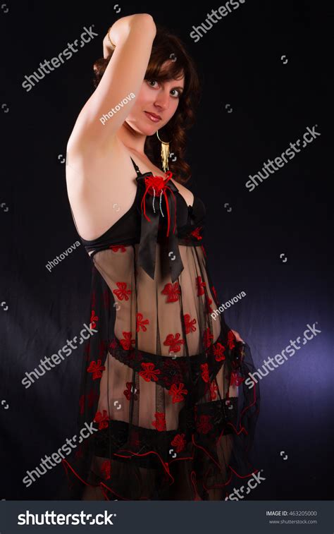 Sexy Woman Body Lingerie On Black Stock Photo 463205000 Shutterstock