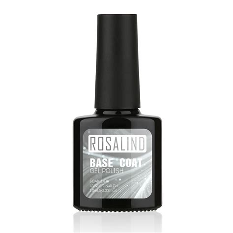 ROSALIND основа Топ Матовый верхний слой гель лак для Ногтей Стойкий ...