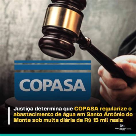 Justiça Determina Que Copasa Regularize O Abastecimento De água Em